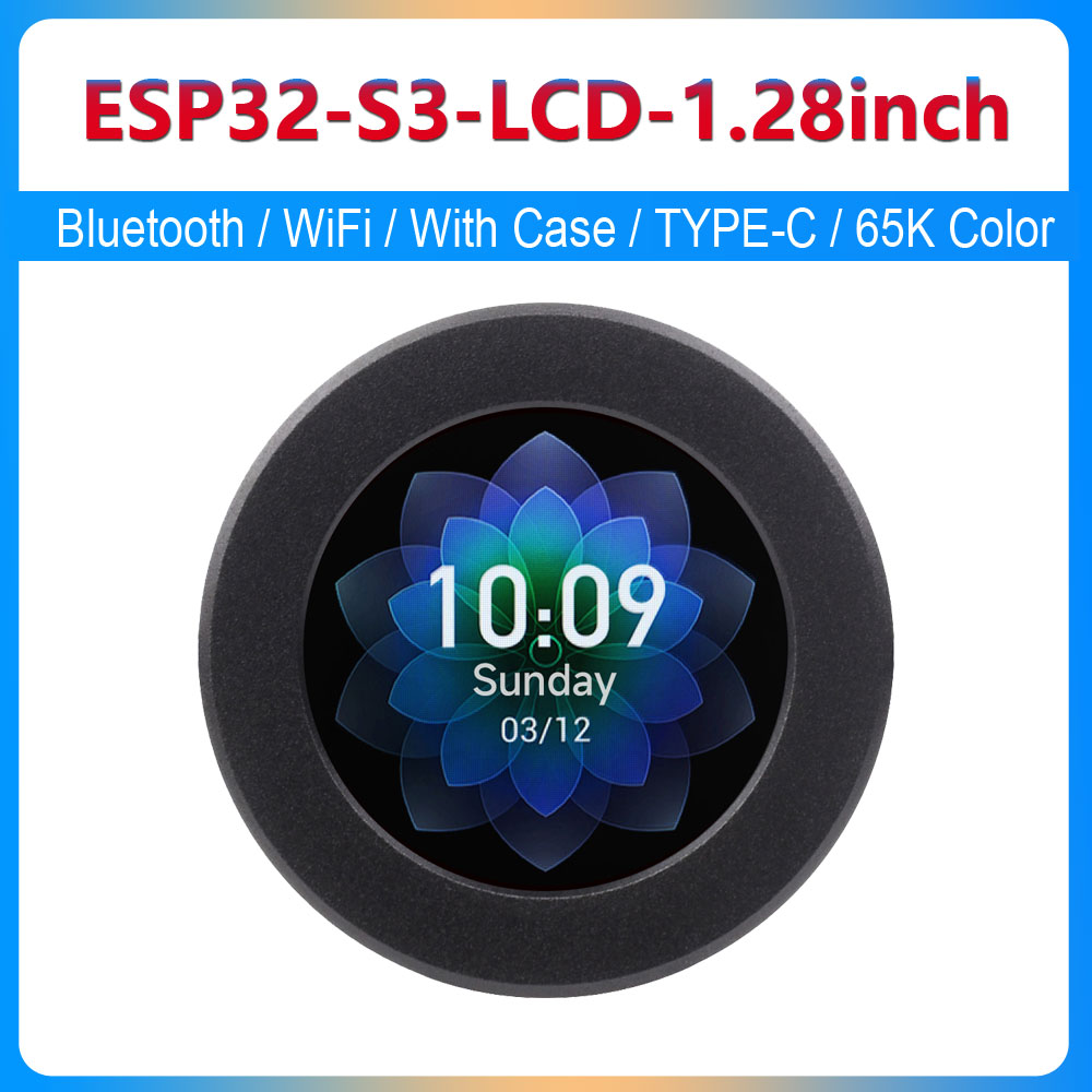 Esp32 Uart Module - Waveshare ESP32-S3 1.28inch Round LCD Development