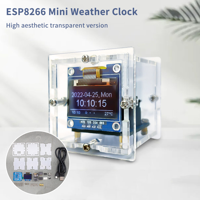 ESP8266 Mini Weather Clock Kit - Esp8266 评论和价格