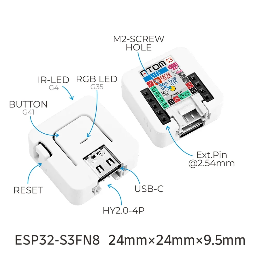 M5Stack AtomS3-Lite ESP32-S3 D - Espressif Esp32 评论和价格