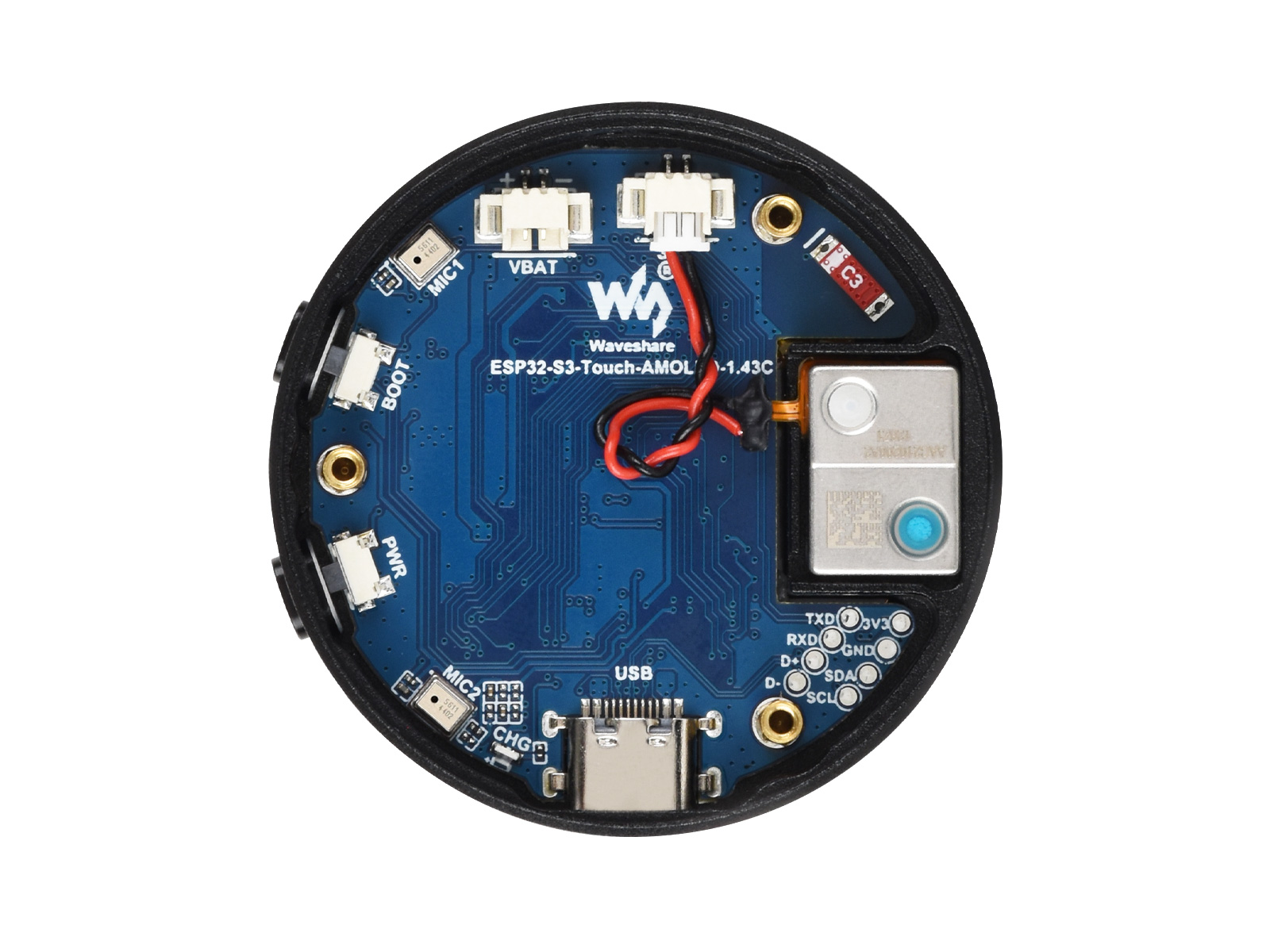 WaveshareESP32-S3 1.43inch AMO - Esp32 S3 评论和价格