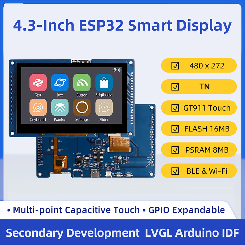 ESP32 S3 4.3 Inch 480*272 Capa - Esp32 P4 评论和价格