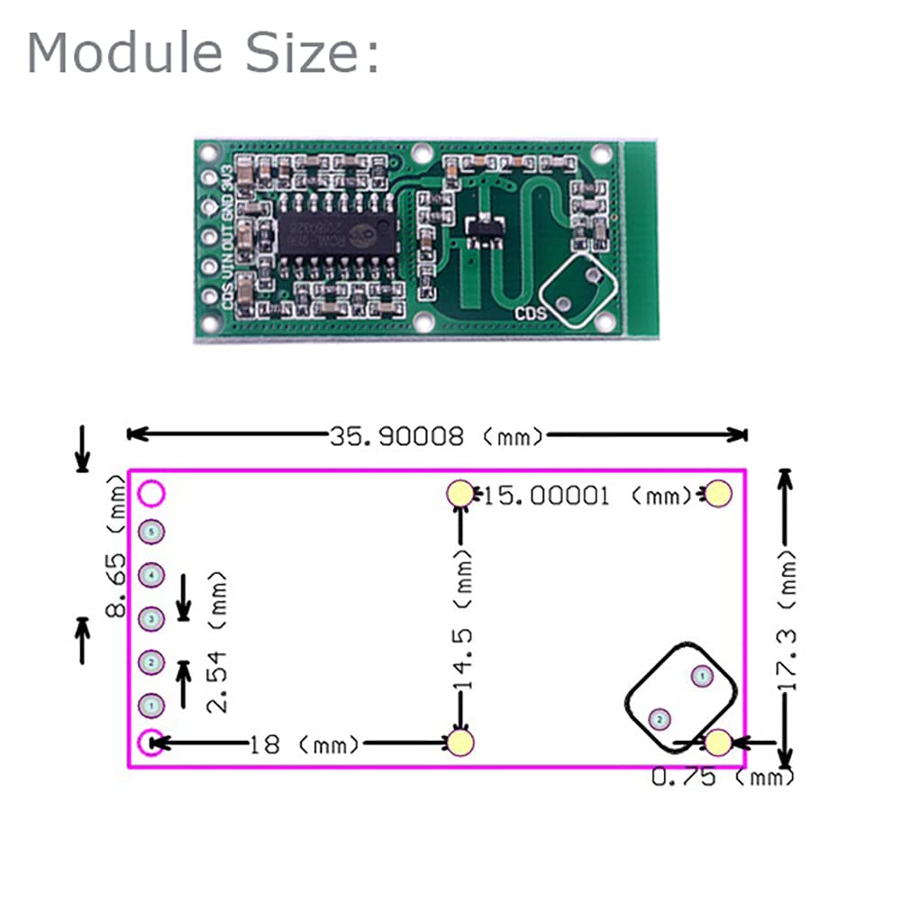 5PCS RCWL-0516 Motion Detectio - Esp8266 Nodemcu 评论和价格